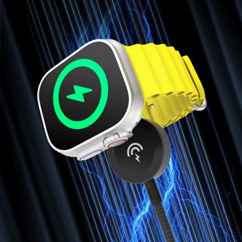 Ładowarka indukcyjna A12C do Apple Watch 1.2m - czarna Ładowarka indukcyjna A12C do Apple Watch 1.2m - czarna