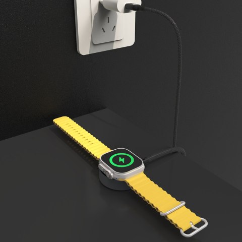 Ładowarka indukcyjna A12C do Apple Watch 1.2m - czarna Ładowarka indukcyjna A12C do Apple Watch 1.2m - czarna