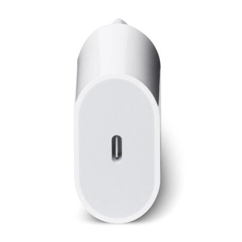 Szybka ładowarka USB C PD 20W + kabel USB C / Lightning 1m biały