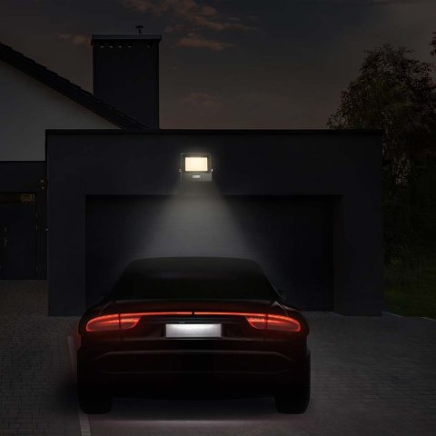 Naświetlacz LED SMD 10W z Czujnikiem Ruchu Barwa 4000K, Obudowa Czarna - V-TAC