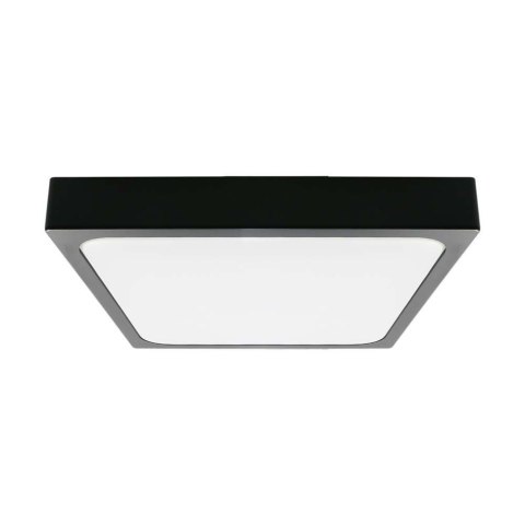 Plafon V-TAC 18W 4000k LED Kwadrat 22,5x22,5 cm Czarny