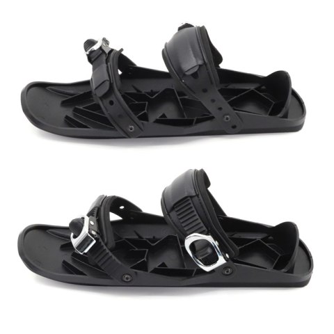 Buty narciarskie mini Krótkie narty - czarne