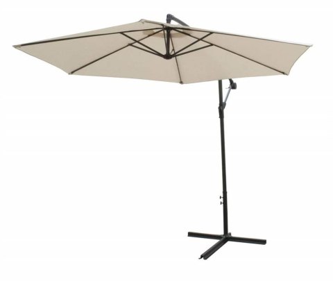 Parasol przeciwsłoneczny 3m LUGO - beżowy Parasol przeciwsłoneczny 3m LUGO - beżowy