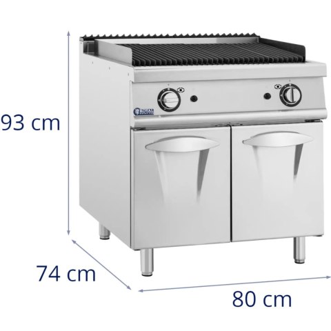 Grill lawowy na gaz propan / LPG / ziemny 2 x 8 kW 50-460 C Grill lawowy na gaz propan / LPG / ziemny 2 x 8 kW 50-460 C