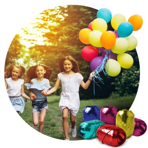 Butla z helem 0,42m3 z balonami i wstążką Butla z helem 0,42m3 z balonami i wstążką