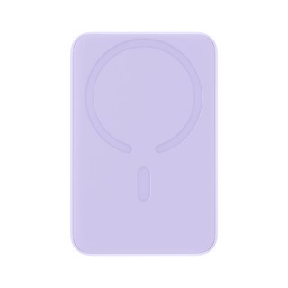 Powerbank magnetyczny indukcyjny 10000mAh 20W + kabel USB-C - fioletowy