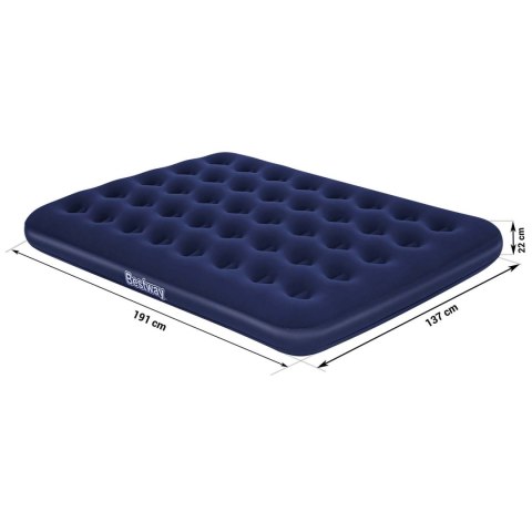Materac dmuchany 191x137x22 cm dwuosobowy Bestway 67002