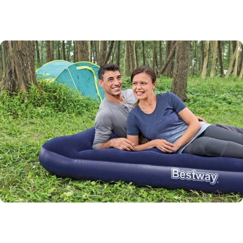 Materac dmuchany 191x137x28 cm z wbudowaną pompką nożną Bestway 67225 Materac dmuchany 191x137x28 cm z wbudowaną pompką nożną Bestway 67225
