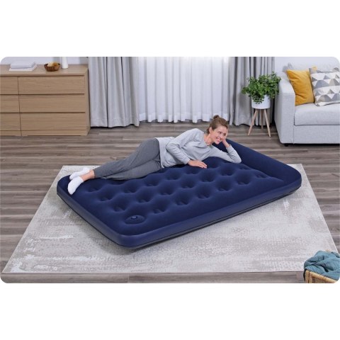 Materac dmuchany 191x137x28 cm z wbudowaną pompką nożną Bestway 67225 Materac dmuchany 191x137x28 cm z wbudowaną pompką nożną Bestway 67225