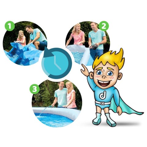 Basen ogrodowy rozporowy 366 x 76 cm 9w1 Bestway 57445 Basen ogrodowy rozporowy 366 x 76 cm 9w1 Bestway 57445