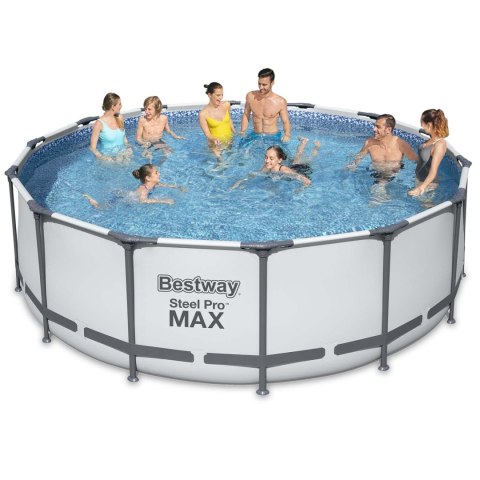 Basen ogrodowy stelażowy 457 x 122 cm 11w1 Bestway 56438 Basen ogrodowy stelażowy 457 x 122 cm 11w1 Bestway 56438