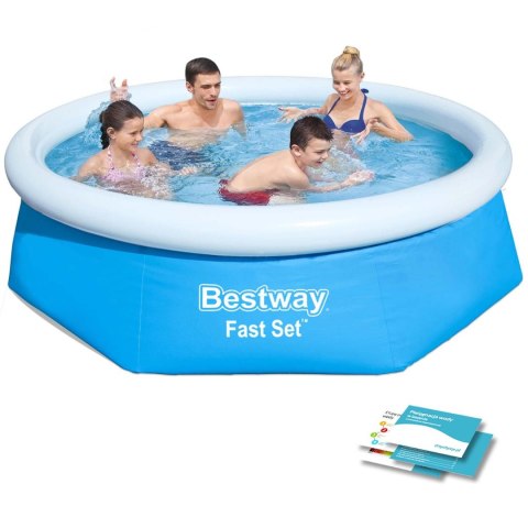 Basen rozporowy 244 x 61 cm Bestway 57448 Basen rozporowy 244 x 61 cm Bestway 57448