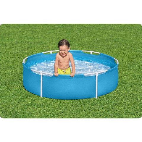 Basen stelażowy okrągły dla dziecka 152 x 38 cm Bestway 56283 Basen stelażowy okrągły dla dziecka 152 x 38 cm Bestway 56283