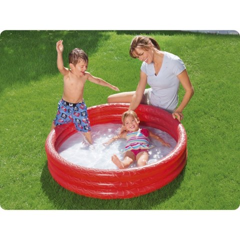 Basenik dmuchany 122 x 25 cm Bestway 51025 - czerwony Basenik dmuchany 122 x 25 cm Bestway 51025 - czerwony