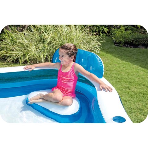Basen dmuchany z siedzeniami 229 x 229 x 66 cm INTEX 56475 Basen dmuchany z siedzeniami 229 x 229 x 66 cm INTEX 56475