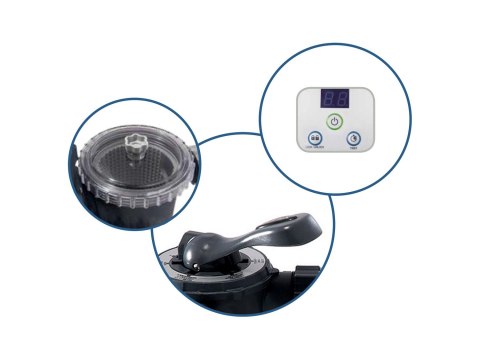 Pompa filtrująca piaskowa 10500 l/h INTEX 26648 Pompa filtrująca piaskowa 10500 l/h INTEX 26648