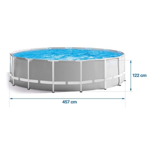 Basen ogrodowy stelażowy 457 x 122 cm 6w1 INTEX 26726GN Basen ogrodowy stelażowy 457 x 122 cm 6w1 INTEX 26726GN