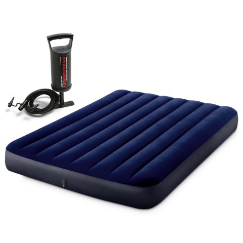 Materac dmuchany 191x137x25 cm z pompką tłokową INTEX 64758 Materac dmuchany 191x137x25 cm z pompką tłokową INTEX 64758