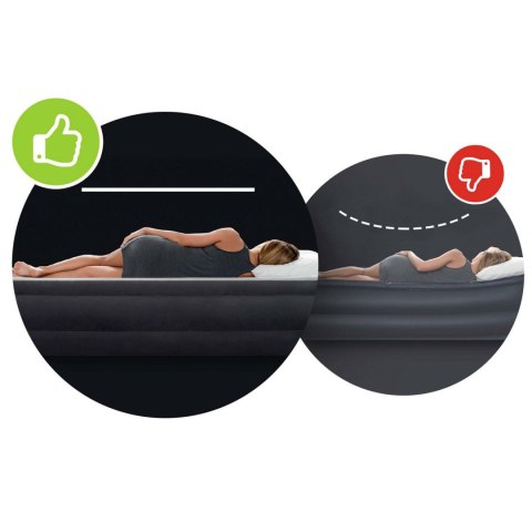 Materac dmuchany 191x137x25 cm z pompką tłokową INTEX 64758 Materac dmuchany 191x137x25 cm z pompką tłokową INTEX 64758