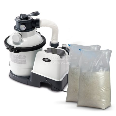 Pompa filtrująca piaskowa 12000 l/h INTEX 26652 + 50 kg piasku Pompa filtrująca piaskowa 12000 l/h INTEX 26652 + 50 kg piasku
