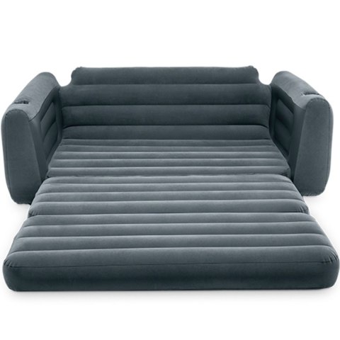 Sofa materac welurowy 2w1 + pompka INTEX 66552-66640 Sofa materac welurowy 2w1 + pompka INTEX 66552-66640