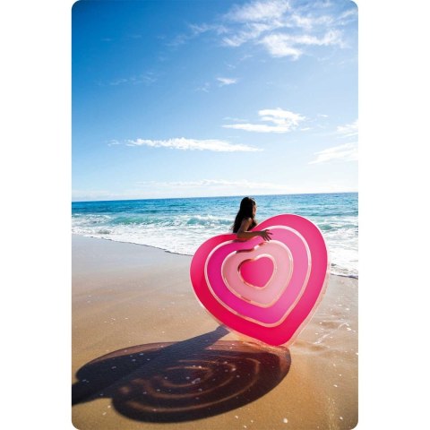 Dmuchany materac plażowy Serce 155 x 135 cm INTEX 58727 Dmuchany materac plażowy Serce 155 x 135 cm INTEX 58727