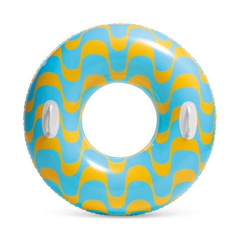 Koło do pływania niebieskie w zygzaki 91 cm Intex Koło do pływania niebieskie w zygzaki 91 cm Intex