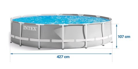 Basen ogrodowy stelażowy 427 x 107 cm 12w1 INTEX 26720 Basen ogrodowy stelażowy 427 x 107 cm 12w1 INTEX 26720