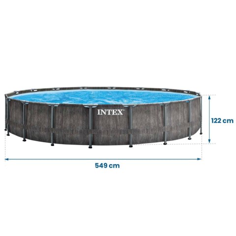 Basen ogrodowy stelażowy 549 x 122 cm 12w1 INTEX 26744 Basen ogrodowy stelażowy 549 x 122 cm 12w1 INTEX 26744