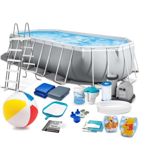 Basen prostokątny 610x305x122cm 18w1 Intex 26798 Basen prostokątny 610x305x122cm 18w1 Intex 26798