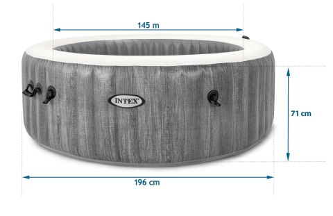 Dmuchane SPA z hydromasażem 4 osobowe INTEX 28440 Dmuchane SPA z hydromasażem 4 osobowe INTEX 28440