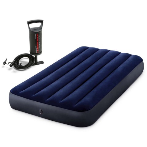 Materac dmuchany 191x99x25 cm z pompką tłokową INTEX 64757 Materac dmuchany 191x99x25 cm z pompką tłokową INTEX 64757
