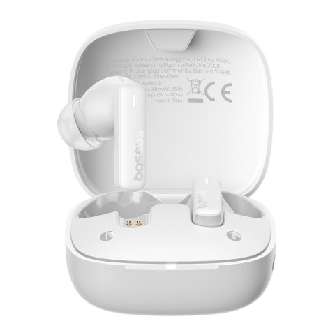 Słuchawki bezprzewodowe Bowie E19 TWS dokanałowe USB-C - białe Słuchawki bezprzewodowe Bowie E19 TWS dokanałowe USB-C - białe