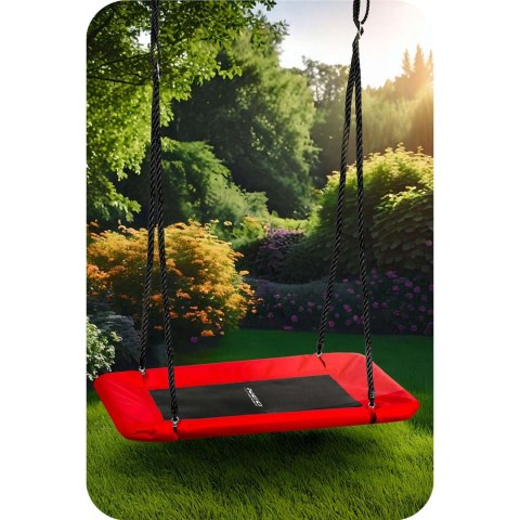 Huśtawka bocianie gniazdo prostokątna Neo-Sport Swingo 110 x 70 cm