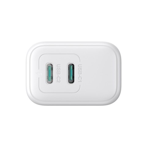 Ładowarka sieciowa 2x USB-C 20W PD QC 3.0 - biała Ładowarka sieciowa 2x USB-C 20W PD QC 3.0 - biała