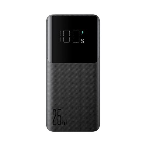 Powerbank 10000mAh 25W 2x USB-A 1x USB-C SFC - czarny Powerbank 10000mAh 25W 2x USB-A 1x USB-C SFC - czarny