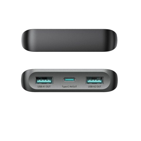 Powerbank 10000mAh 25W 2x USB-A 1x USB-C SFC - czarny Powerbank 10000mAh 25W 2x USB-A 1x USB-C SFC - czarny