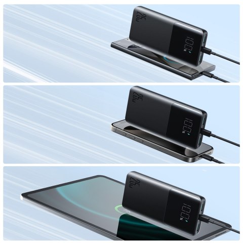 Powerbank 10000mAh 25W 2x USB-A 1x USB-C SFC - czarny Powerbank 10000mAh 25W 2x USB-A 1x USB-C SFC - czarny