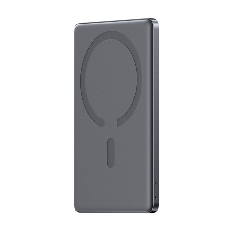 Powerbank 5000mAh USB-C 20W PD i ładowaniem indukcyjnym 15W - szary Powerbank 5000mAh USB-C 20W PD i ładowaniem indukcyjnym 15W - szary