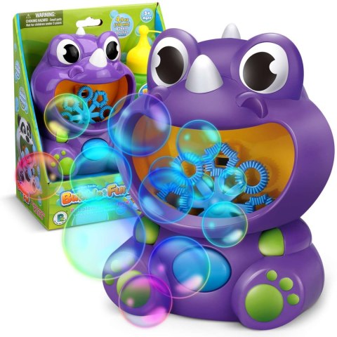 Maszynka do baniek fioletowy dinozaur Ricokids RK-900 Maszynka do baniek fioletowy dinozaur Ricokids RK-900