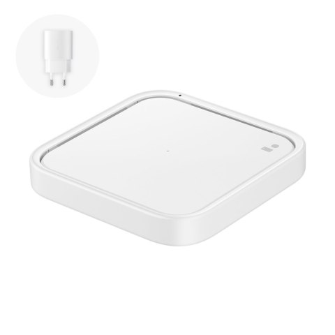 Ładowarka Samsung Wireless Charger Pad indukcyjna 15W + ładowarka sieciowa i kabel USB-C - biała Ładowarka Samsung Wireless Charger Pad indukcyjna 15W + ładowarka sieciowa i kabel USB-C - biała