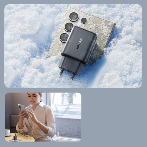 Ładowarka sieciowa USB-C 25W SFC PPS PD + kabel USB-C 1m - czarna