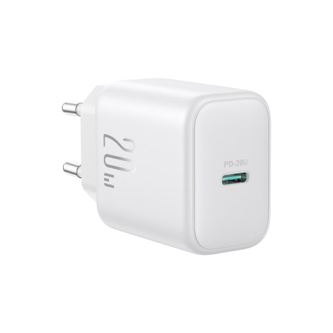 Ładowarka sieciowa USB-C PD QC 20W + kabel USB-C 1m - biała Ładowarka sieciowa USB-C PD QC 20W + kabel USB-C 1m - biała