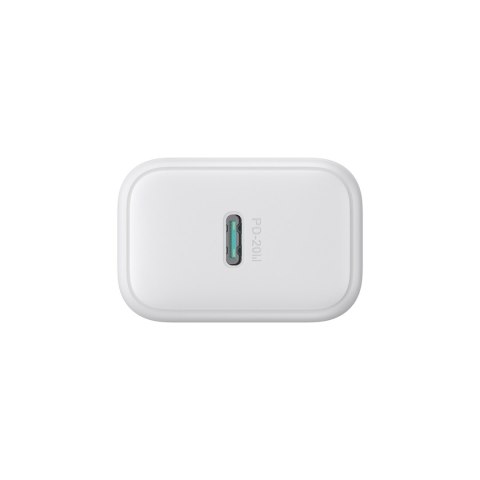 Ładowarka sieciowa USB-C PD QC 20W + kabel USB-C 1m - biała Ładowarka sieciowa USB-C PD QC 20W + kabel USB-C 1m - biała