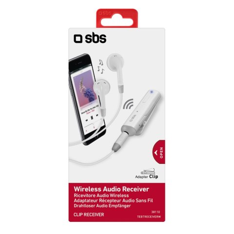 Adapter Bluetooth bezprzewodowy odbiornik z zestawem stereo - szary Adapter Bluetooth bezprzewodowy odbiornik z zestawem stereo - szary
