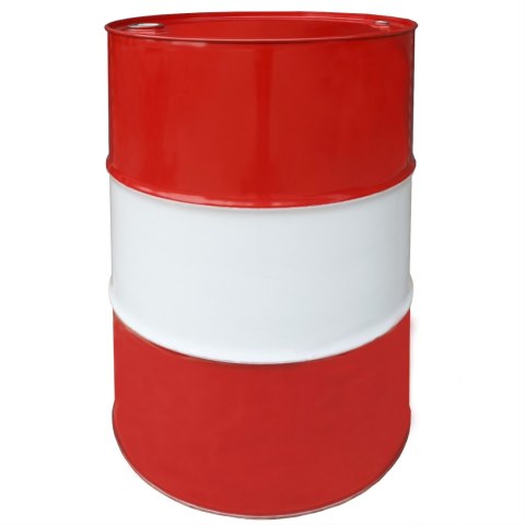 Beczka stalowa metalowa TH 216.5L z rowkami korki 3/4 i 2 w wieku - CZERWONO-BIAŁA MIX Beczka stalowa metalowa TH 216.5L z rowkami korki 3/4 i 2 w wieku - CZERWONO-BIAŁA MIX