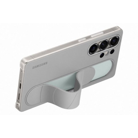 Etui silikonowe Samsung Standing Grip Case z uchwytem podstawką do Samsung Galaxy S25 Ultra - szare Etui silikonowe Samsung Standing Grip Case z uchwytem podstawką do Samsung Galaxy S25 Ultra - szare