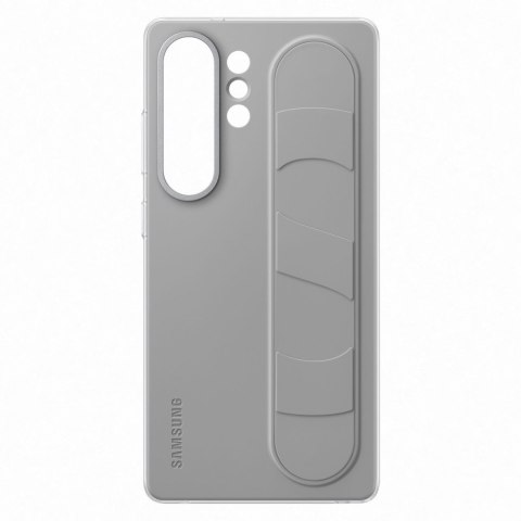 Etui silikonowe Samsung Standing Grip Case z uchwytem podstawką do Samsung Galaxy S25 Ultra - szare Etui silikonowe Samsung Standing Grip Case z uchwytem podstawką do Samsung Galaxy S25 Ultra - szare