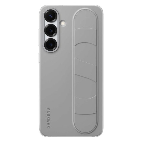 Etui silikonowe Samsung Standing Grip Case z uchwytem podstawką do Samsung Galaxy S25 - szare Etui silikonowe Samsung Standing Grip Case z uchwytem podstawką do Samsung Galaxy S25 - szare