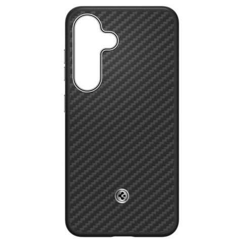 Etui silikonowe Spigen Enzo Aramid MagFit do Samsung Galaxy S25 - czarne Etui silikonowe Spigen Enzo Aramid MagFit do Samsung Galaxy S25 - czarne